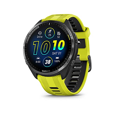 Garmin Forerunner® 965 Running Smartwatch, Colorful AMOLED Display, Training Metrics and Recovery Insights