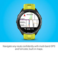 Garmin Forerunner® 965 Running Smartwatch, Colorful AMOLED Display, Training Metrics and Recovery Insights