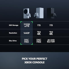 Xbox Series S - All Digital Gaming Console - 1TB SSD - Includes Wireless Controller