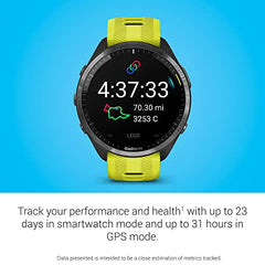 Garmin Forerunner® 965 Running Smartwatch, Colorful AMOLED Display, Training Metrics and Recovery Insights