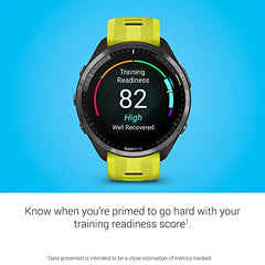 Garmin Forerunner® 965 Running Smartwatch, Colorful AMOLED Display, Training Metrics and Recovery Insights