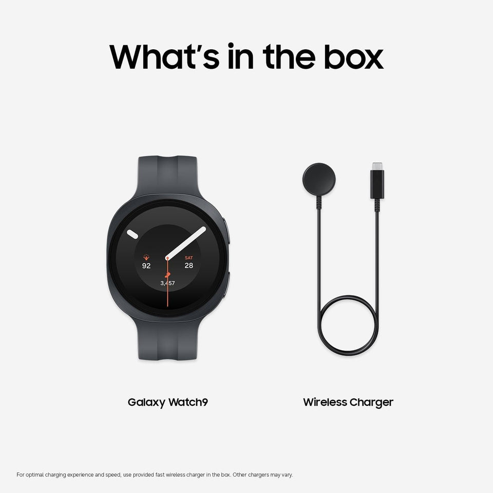 Samsung Galaxy Watch9, Graphite, 40mm Bluetooth Smartwatch