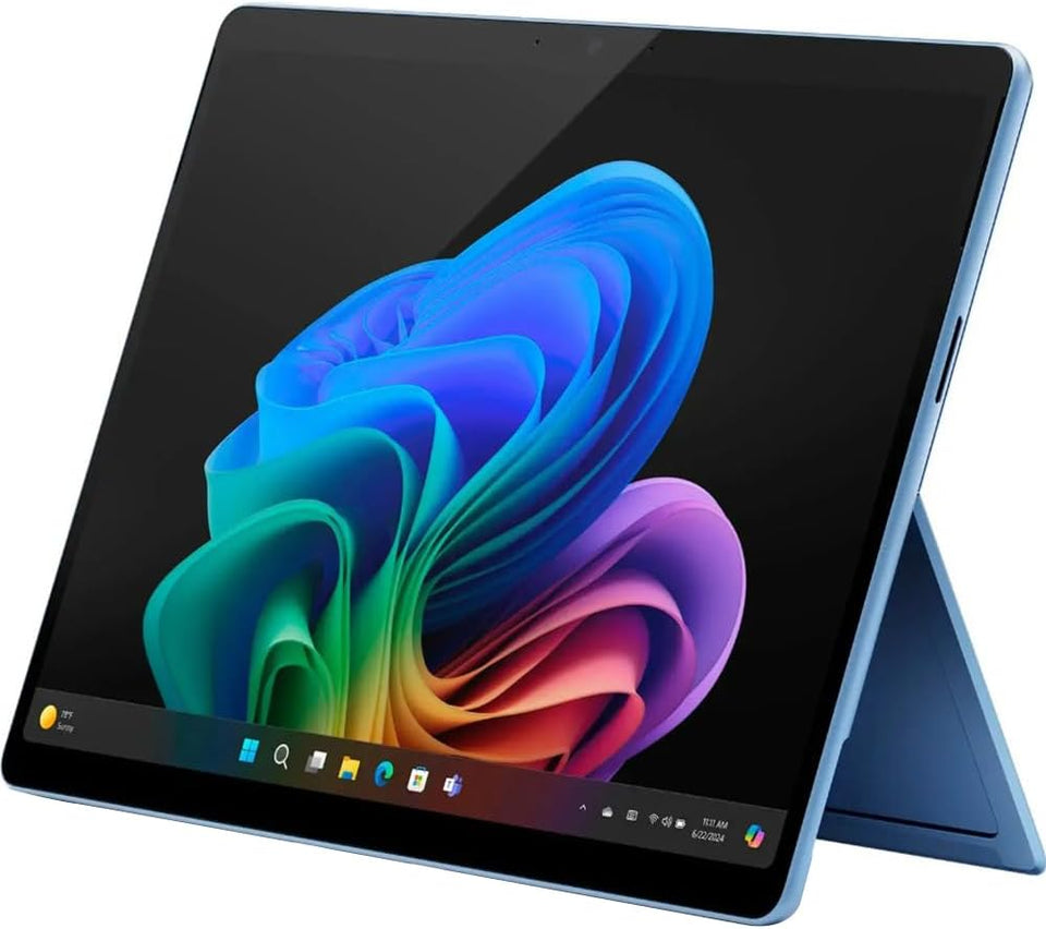 Microsoft Surface Pro 2-in-1 Laptop/Tablet (2024), Windows 11 Copilot+ PC, 13" Touchscreen OLED Display, Snapdragon X Elite (12 Core), 16GB RAM, 256GB Storage, Black, Amazon Exclusive