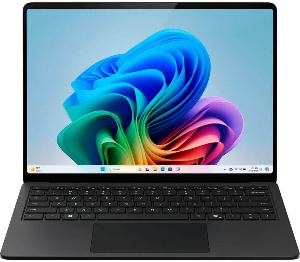 Microsoft Surface Laptop (2024), Windows 11 Copilot+ PC, 13.8" Touchscreen Display, Snapdragon X Elite (12 core), 16GB RAM, 256GB SSD Storage, Sapphire