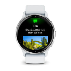 Garmin Venu 3 Silver Stainless Steel Bezel AMOLED Touchscreen Display Smart Watch