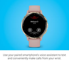 Garmin Venu 3 Silver Stainless Steel Bezel AMOLED Touchscreen Display Smart Watch