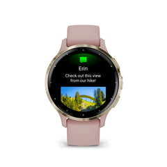 Garmin Venu 3 Silver Stainless Steel Bezel AMOLED Touchscreen Display Smart Watch