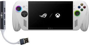 ASUS ROG Xbox Ally Gaming Handheld 7" 120Hz Touchscreen IPS Display (AMD Ryzen Z2 A, 16GB LPDDR5X, 512GB SSD, AMD RDNA 2 Graphics, Fingerprint, WiFi 6E, Bluetooth 5.4, Win 11 Home) with DKZ Hub