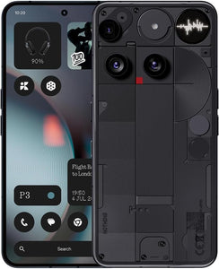 Nothing Phone (3) Cell Phone, 5G Unlocked Phones 256GB, Android 15, Snapdragon 8s Gen4, AI Mobile Phones with Four 50MP Cameras & AMOLED Display, 5150mAh, Glyph Interface, Smartphone Black