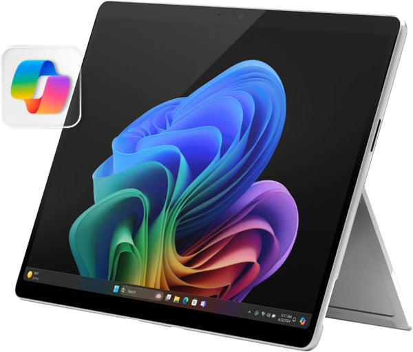 Microsoft Surface Pro 2-in-1 Laptop/Tablet (2024), Windows 11 Copilot+ PC, 13" Touchscreen LCD Display, Snapdragon X Plus, 16GB RAM, 256GB Storage, 5G Connectivity, Platinum