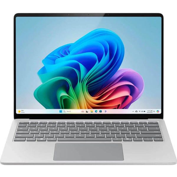 Microsoft Surface Laptop (2024), Windows 11 Copilot+ PC, 13.8" Touchscreen Display, Snapdragon X Plus (10 core), 16GB RAM, 256GB SSD Storage, Platinum