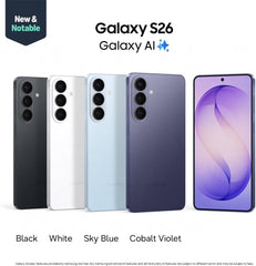 Samsung Galaxy S26, Unlocked Android Smartphone, Powerful Processor, Galaxy AI, Immersive Viewing, Durable Battery, 2026