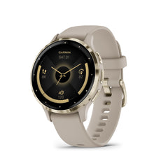 Garmin Venu 3 Silver Stainless Steel Bezel AMOLED Touchscreen Display Smart Watch