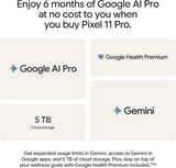 Google Pixel 11 Pro XL - Unlocked Smartphone, Gemini - 256 GB - Canyon