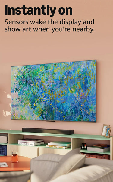 Amazon Ember 55" Mini-LED Series with Fire TV (newest model), QLED 4K UHD smart TV, Dolby Vision IQ, 144hz gaming mode, Ambient Experience, find shows faster with Alexa+