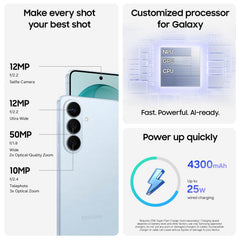 Samsung Galaxy S26, Unlocked Android Smartphone, Powerful Processor, Galaxy AI, Immersive Viewing, Durable Battery, 2026