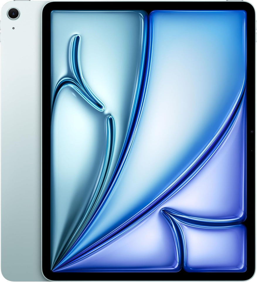 Apple iPad Air 13-inch (M4): Liquid Retina Display, 512GB, 12MP Front/Back Camera, Wi-Fi 7 with Apple N1, Touch ID, All-Day Battery Life — Blue