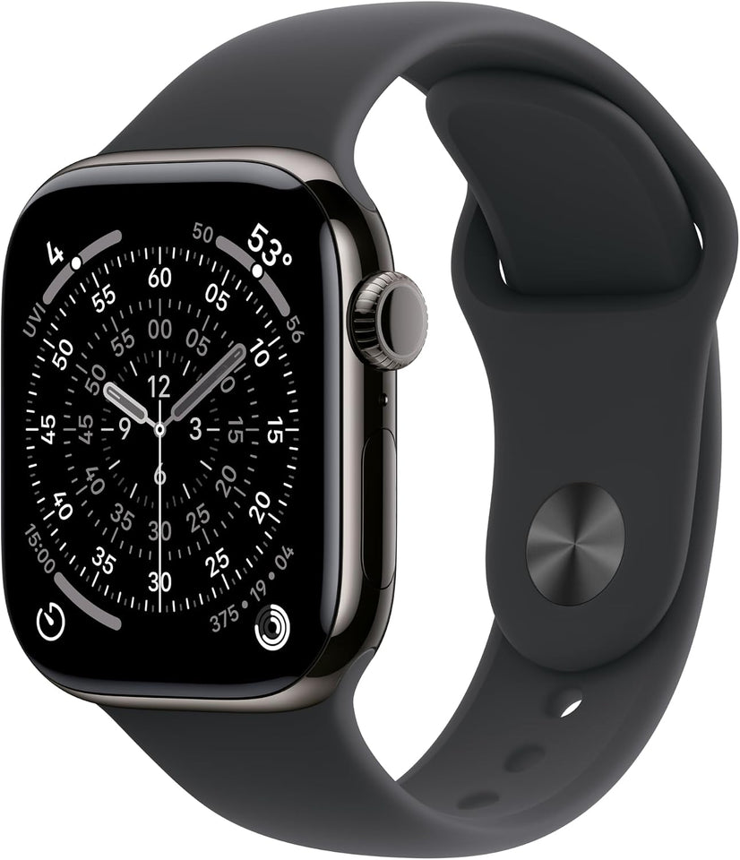 Apple Watch Series 11 [GPS 42mm] Smartwatch with Rose Gold Aluminum Case with Light Blush Sport Band - S/M. Sleep Score, Fitness Tracker, Health Monitoring, Always-On Display, Water Resistant