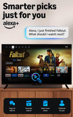 Amazon Ember 55" Mini-LED Series with Fire TV (newest model), QLED 4K UHD smart TV, Dolby Vision IQ, 144hz gaming mode, Ambient Experience, find shows faster with Alexa+