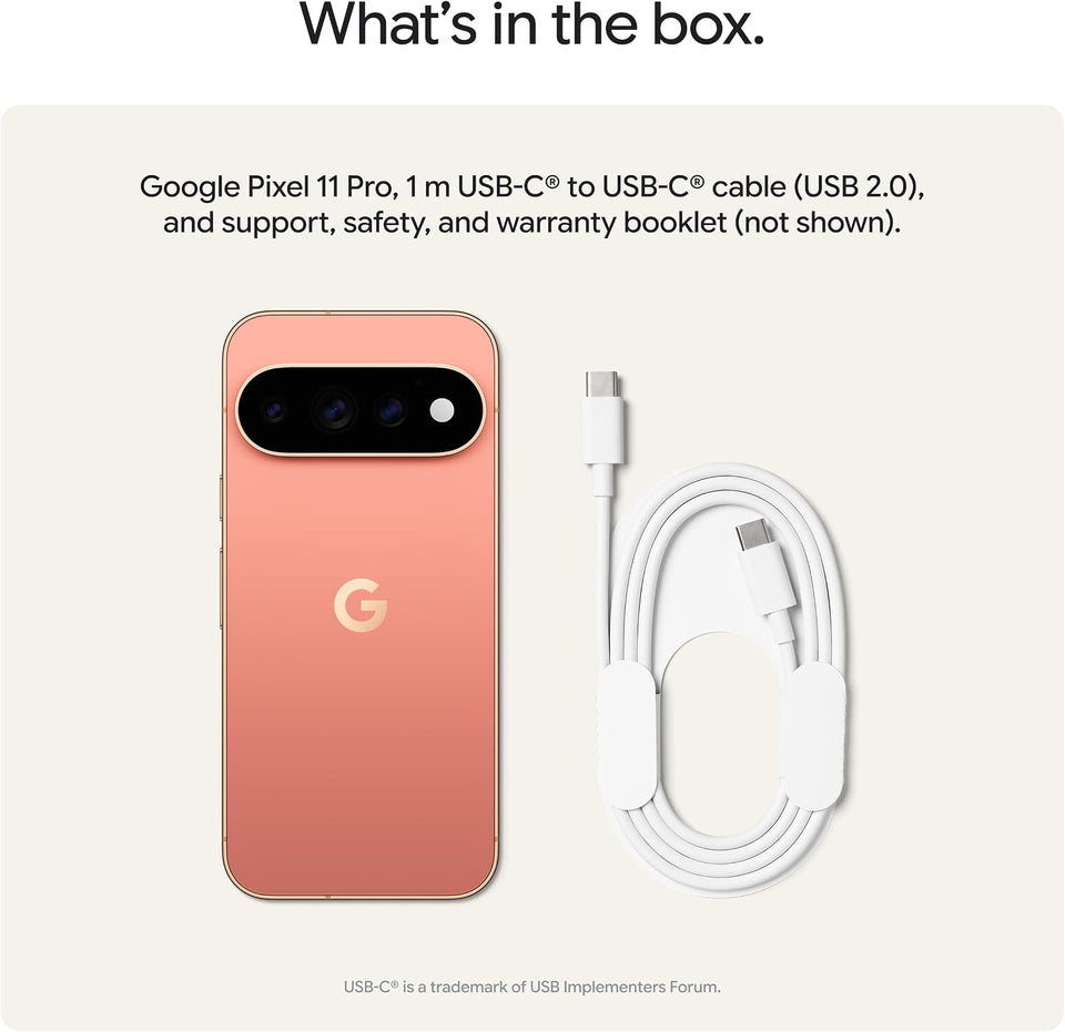 Google Pixel 11 Pro XL - Unlocked Smartphone, Gemini - 256 GB - Canyon