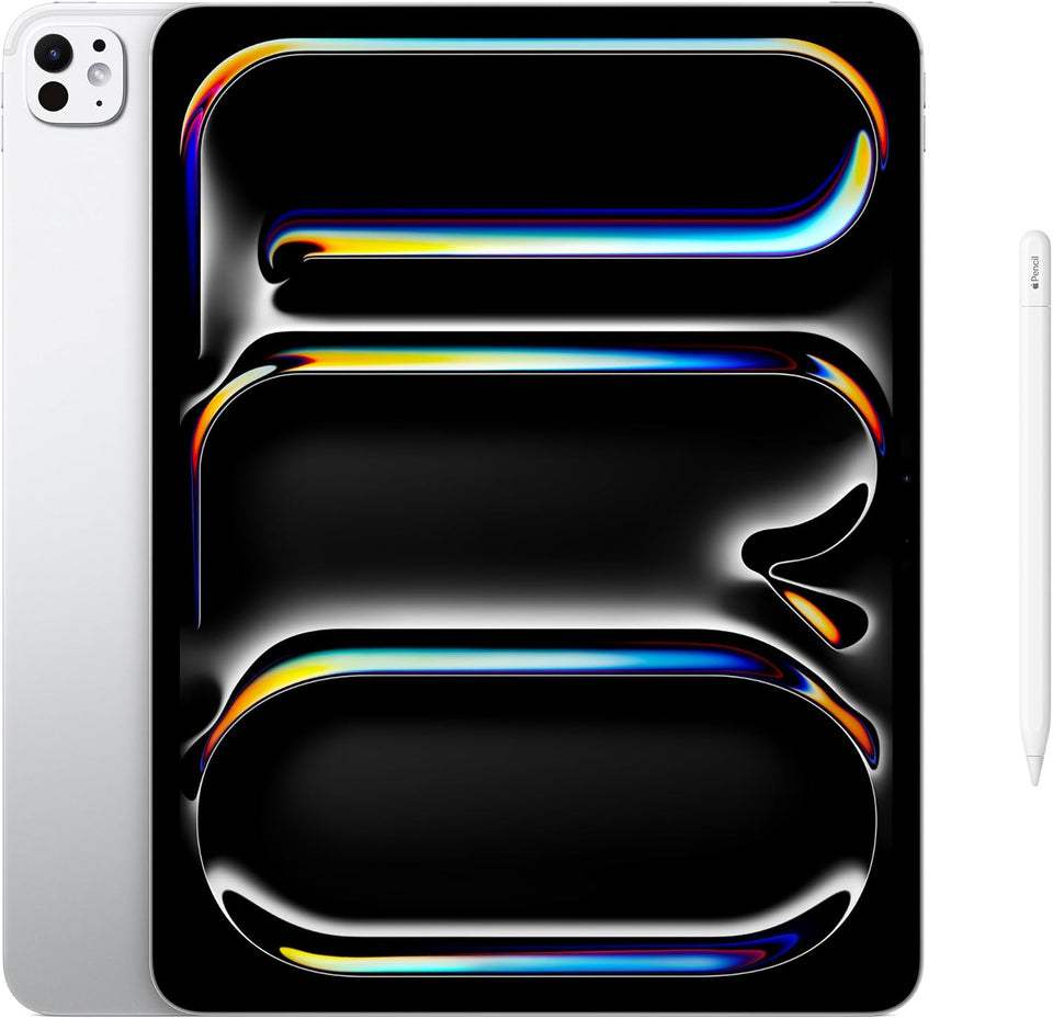 Apple iPad Pro 13-inch (M5): Ultra Retina XDR Display, 256GB, Landscape 12MP Front Camera/12MP Back Camera, LiDAR Scanner, Wi-Fi 7 with Apple N1, Face ID, All-Day Battery Life — Space Black