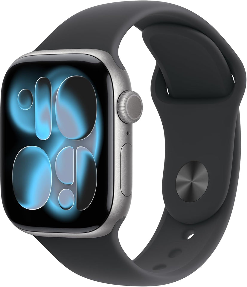 Apple Watch Series 11 [GPS 42mm] Smartwatch with Rose Gold Aluminum Case with Light Blush Sport Band - S/M. Sleep Score, Fitness Tracker, Health Monitoring, Always-On Display, Water Resistant