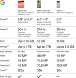 Google Pixel 11 Pro Fold - Unlocked Smartphone, Gemini - 1 TB - Obsidian