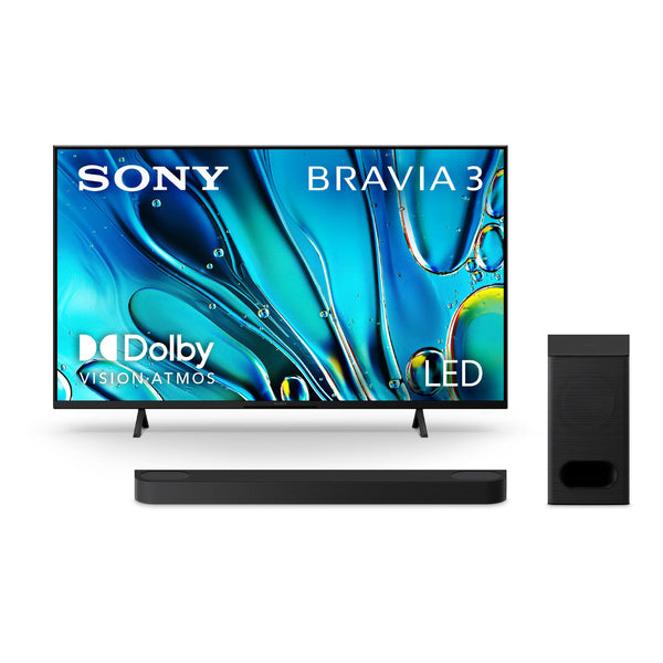 Sony 43-Inch Class 4K Ultra HD BRAVIA 3 LED Smart TV with Google TV, Dolby Vision HDR, and Exclusive Features for PlayStation®5