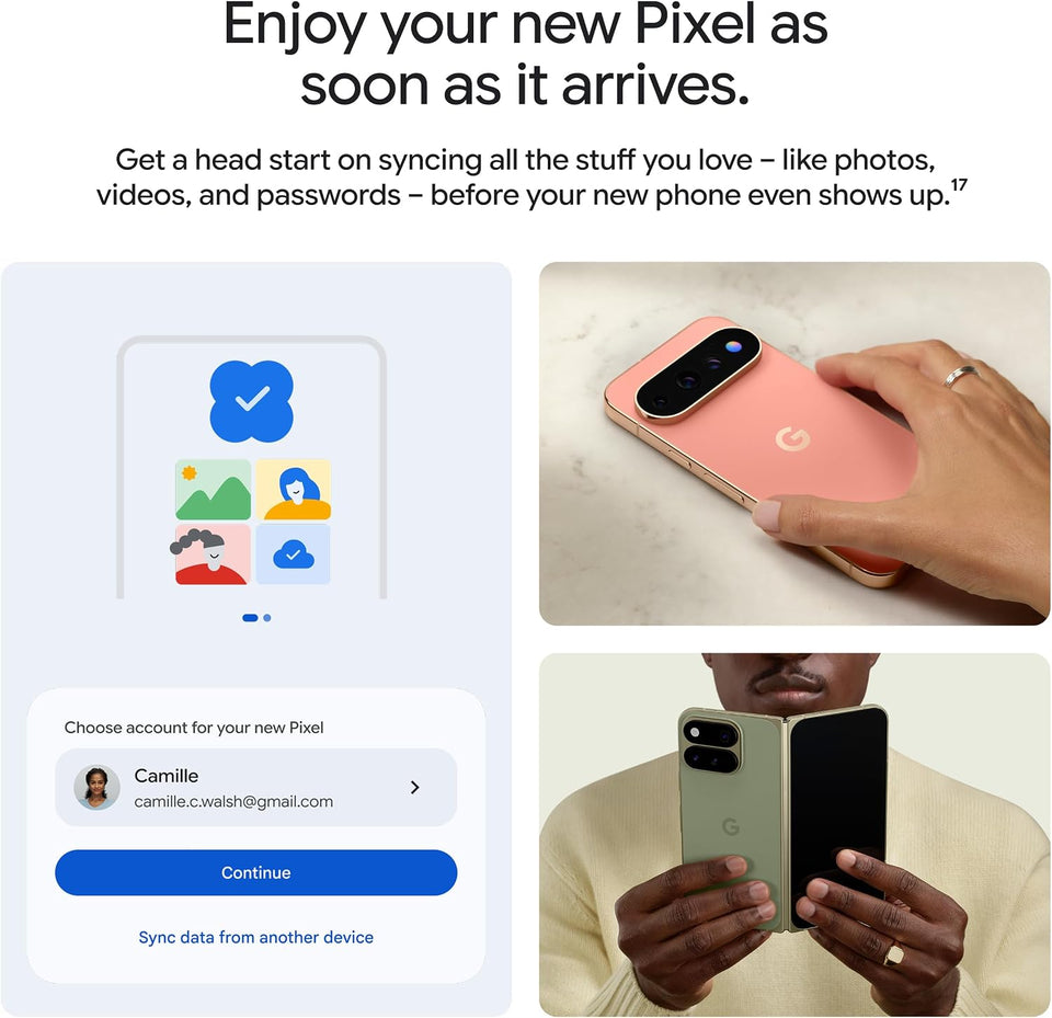 Google Pixel 11 Pro Fold - Unlocked Smartphone, Gemini - 1 TB - Obsidian