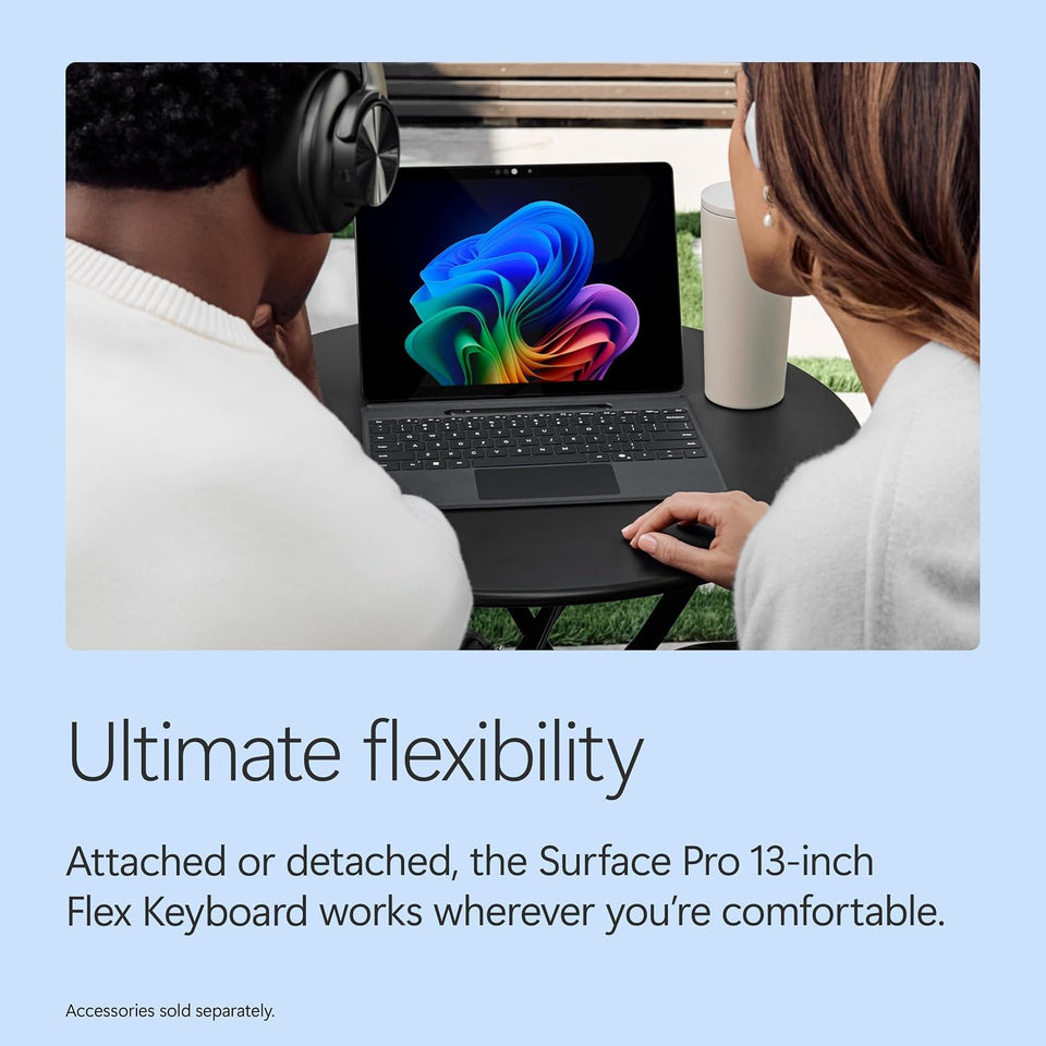 Microsoft Surface Pro (2026), 13-inch Premium Performance 2-in-1 Laptop, Snapdragon X2 Plus Processor, Touchscreen Display, 16GB RAM, 512GB SSD Storage, Windows 11 Copilot+ PC Built for AI, Black