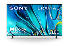 Sony 43-Inch Class 4K Ultra HD BRAVIA 3 LED Smart TV with Google TV, Dolby Vision HDR, and Exclusive Features for PlayStation®5