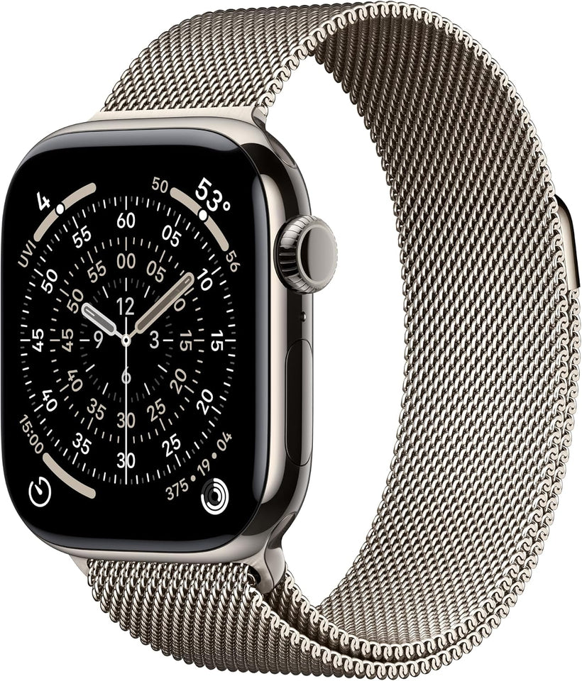 Apple Watch Series 11 [GPS 42mm] Smartwatch with Rose Gold Aluminum Case with Light Blush Sport Band - S/M. Sleep Score, Fitness Tracker, Health Monitoring, Always-On Display, Water Resistant