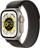 Apple Watch Ultra [GPS + Cellular 49mm] Titanium Case with Midnight Ocean Band, One Size (Renewed)